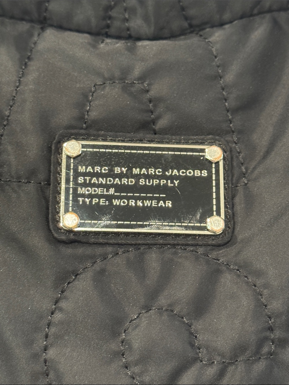 Marc Jacobs Bag Large Standard Supply Logo Stitched Black Weekender Travel Tote - Picture 6 of 17